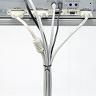 【サンワサプライ】OAねじラー（ブラック・ケーブル止め）