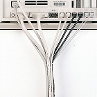 【サンワサプライ】OAねじラー（ホワイト・ケーブル止め）