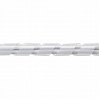 【サンワサプライ】ケーブルタイ（スパイラル・ホワイト）2m巻き・内寸直径12mm