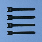 【サンワサプライ】ケーブルタイ（面ファスナー・ブラック・4本入り）