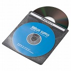 【サンワサプライ】CD/DVD不織布ケース（ブルーレイディスク対応・50枚入り・ブラック）