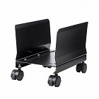 【サンワサプライ】キャスター付き鞄スタンド（ブラック）