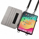【サンワサプライ】iPad　Pro　ケース　ケース　スタンド機能　ショルダーベルト　ハンドベルト