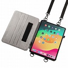 【サンワサプライ】iPad　Air　ケース　ケース　スタンド機能　ショルダーベルト　ハンドベルト