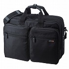 【サンワサプライ】3WAYビジネスバッグ（15.6型ワイド・ダブル・出張用・ブラック）
