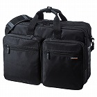【サンワサプライ】3WAYビジネスバッグ　ダブルルーム仕様　15.6型ノートPC収納
