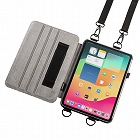 【サンワサプライ】iPad　Pro　ケース　ケース　スタンド機能　ショルダーベルト　ハンドベルト