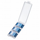 【サンワサプライ】SDカードケース（6枚収納・2段・クリア）