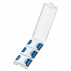 【サンワサプライ】SDカードケース（6枚収納・2段・ホワイト）