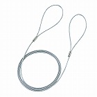 【サンワサプライ】eセキュリティ（ワイヤー、1.0m・1.6mm）