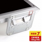 【サンワサプライ】耐震マット　小（耐震ジェル・透明・エコノミータイプ）