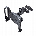 【サンワサプライ】フォークリフト　タブレット　固定　ホルダー　産業用　クランプ取付　支柱取付　鍵付