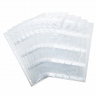 【サンワサプライ】SDカードファイルシート(静電気防止・帯電防止・A4サイズ・30穴・10枚入り)