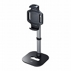 【サンワサプライ】タブレット　モバイルモニター用　伸縮アームスタンド　高さ調節タイプ