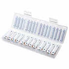 【サンワサプライ】単三電池ケース(単四形対応・大容量タイプ・クリア）