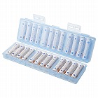 【サンワサプライ】単三電池ケース（24本収納・ブルー）