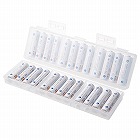 【サンワサプライ】単三電池ケース（24本収納・クリア）