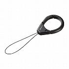 【サンワサプライ】リングストラップ　ブラック