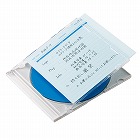 【サンワサプライ】手書き用CD/DVD　インデックスカード（ブルー）