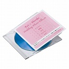 【サンワサプライ】CD/DVD　インデックスカード・薄手（白紙・50枚入り）