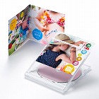 【サンワサプライ】フォト光沢CD・DVDケースカード（見開き）