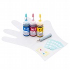 【サンワサプライ】詰め替えインク　キヤノン　BC-366対応　最大約10回　30ml　工具付き