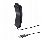 【サンワサプライ】USBハンドセット　skype対応　ブラックPS5対応　全指向性　受話器　有線