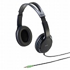 【サンワサプライ】ステレオヘッドホン　ケーブル1.8m　3.5mmステレオミニプラグ