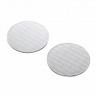 【サンワサプライ】冷却パット　アルミ　43mm　丸型　2枚入り　シルバー　ノートパソコン