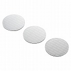 【サンワサプライ】冷却パット　アルミ　43mm　丸型　3枚入り　シルバー　ノートパソコン