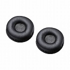 【サンワサプライ】イヤースポンジ　2個セット　MM-HSU18BK　MM-HS407BK用