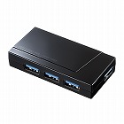 【サンワサプライ】USBハブ　USB　A　4ポート　USB3.2　Gen1　セルフ　バスパワー両用