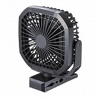 【サンワサプライ】大型USB扇風機　USB充電　据え置き　マグネット　クリップ　固定