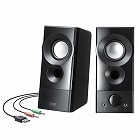 【サンワサプライ】PCスピーカー　パソコンスピーカー　USB電源　有線　テレビスピーカー