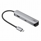 【サンワサプライ】USB　Type-Cマルチ変換アダプタ　HDMI　LANポート付き