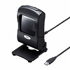 【サンワサプライ】バーコードリーダー　バーコードスキャナ　QRコード　JANコード　定置式