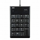 【サンワサプライ】USBテンキー（ブラック・薄型メンブレン）