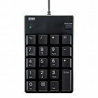 【サンワサプライ】USBテンキー（ブラック・メンブレン）