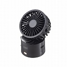 【サンワサプライ】USB扇風機　小型　コンパクト　グリップ　4WAY　首掛け　手持ち　クリップ固定