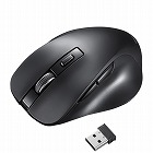【サンワサプライ】ワイヤレスマウス　無線　2.4GHz　ブルーLED　5ボタン