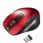 【サンワサプライ】ワイヤレスマウス　無線　2.4GHz　ブルーLED　5ボタン