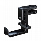 【サンワサプライ】回転式ヘッドホンフック（USBポート付き）