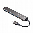 【サンワサプライ】USB　Type-C　4ポートスリムハブ