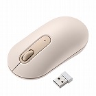 【サンワサプライ】ワイヤレスマウス　無線　2.4GHz　ブルーLED　静音　薄型小型　持ち運び