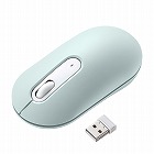 【サンワサプライ】ワイヤレスマウス　無線　2.4GHz　ブルーLED　静音　薄型小型　持ち運び