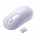 【サンワサプライ】ワイヤレスマウス　無線　2.4GHz　ブルーLED　静音　薄型小型　持ち運び