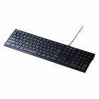 【サンワサプライ】有線キーボード(USB　A)　テンキーあり　パンタグラフ　日本語配列(JIS)