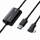 【サンワサプライ】USB3.2　A-TypeCロングケーブル（5m・VRヘッドセット対応）