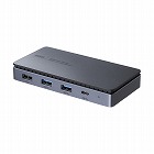 【サンワサプライ】ドッキングステーション　USB　Type-C　HDMI×2　LAN付
