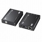 【サンワサプライ】USB2.0エクステンダー　USB2.0　最大100m延長　USB4ポート